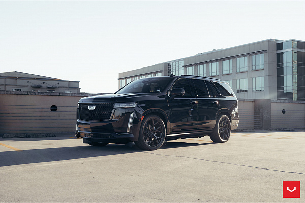 Фото дисков Vossen HF6-4 Черный глянец на Cadillac Escalade V