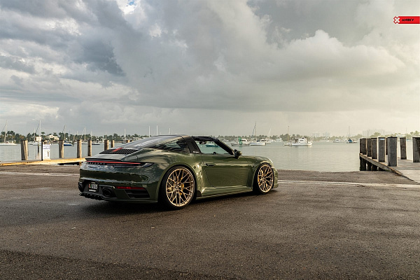 Фото дисков Anrky AN10 Глянцевое темное золото на Porsche 911 VIII