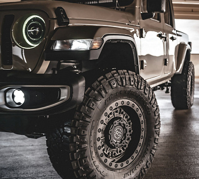 Фото дисков Black Rhino ABRAMS на Jeep Gladiator II (JT)