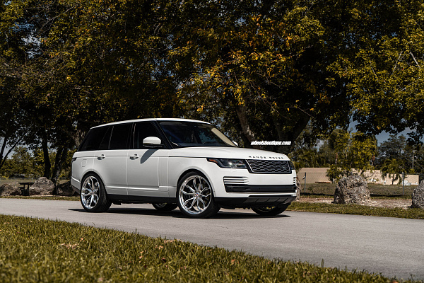 Фото дисков HRE P201 Полированный лак на Land Rover Range Rover IV