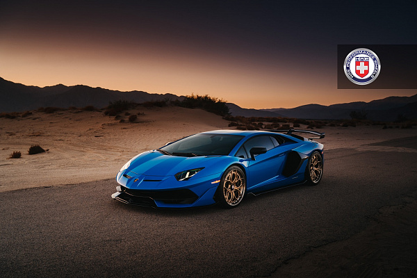Фото дисков HRE S111SC Сатиновая темная медь на Lamborghini Aventador