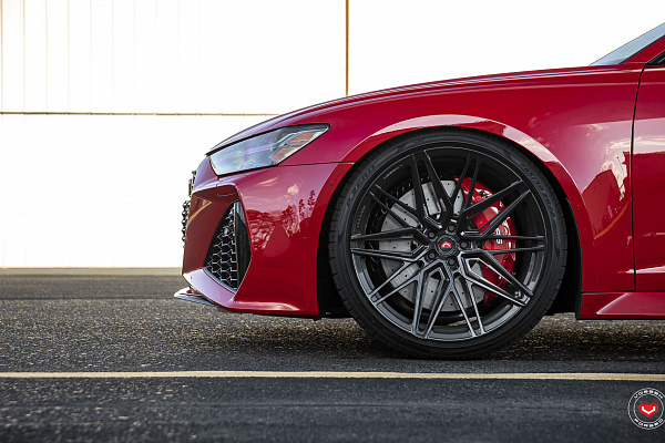 Фото дисков Vossen EVO-5R Черный глянец на Audi A/RS 6 (C8)