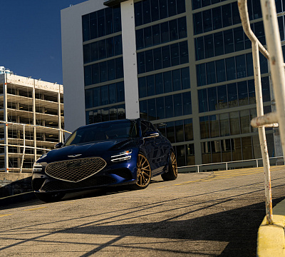 Фото дисков Vossen HF-4T на Genesis G70