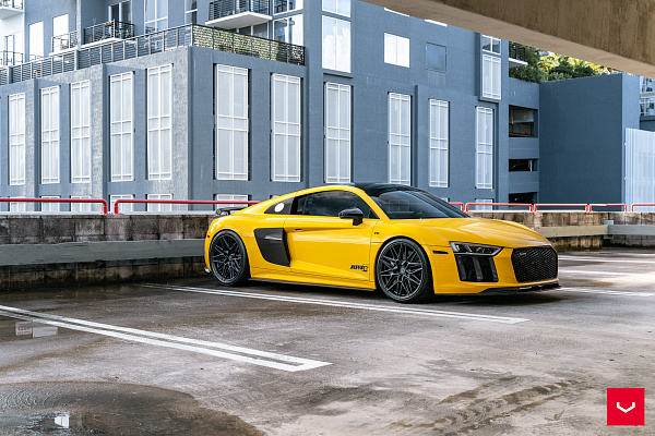 Фото дисков Vossen HF-7 Черный сатин на Audi R8 (4S)