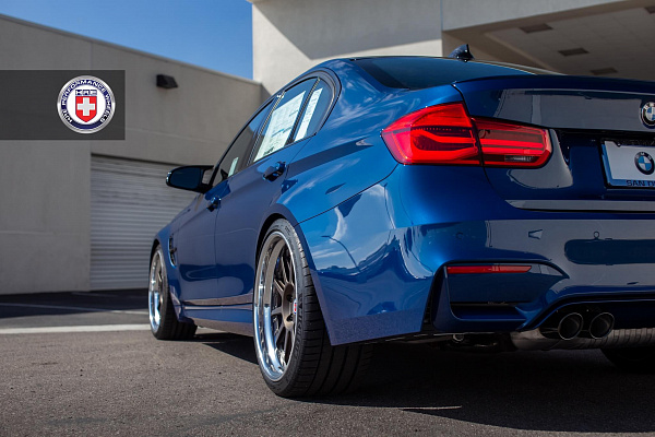 Фото дисков HRE C103 Сатиновая бронза на BMW 3/M3 (F3x/F80)