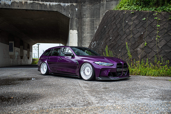 Фото дисков HRE 501 Белый глянец на BMW 3/M3 (G2x/G80)