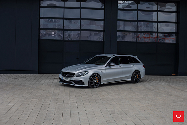 Фото дисков Vossen HF-3 Глянцевый темный лак на Mercedes-Benz C-Class (W205)