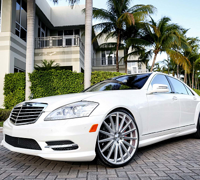 Фото дисков Vossen VFS-2 на Mercedes-Benz S-Class (W221)