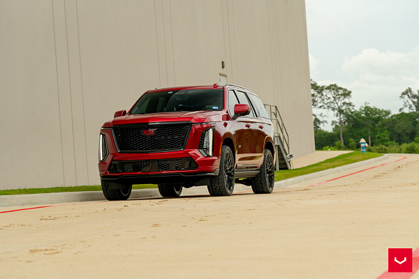 Фото дисков Vossen HF6-3 Черный глянец на Cadillac Escalade V