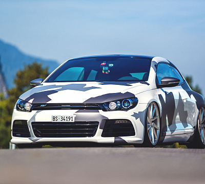Фото дисков Vossen CVT на Volkswagen Scirocco III