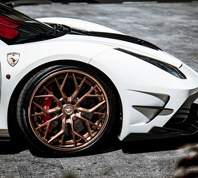 Фото дисков Brixton Forged PF10 на Ferrari 488