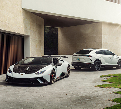 Фото дисков NOVITEC NL4 на Lamborghini Huracan
