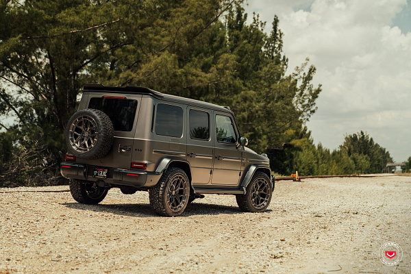 Фото дисков Vossen LC3-01 Глянцевый темный лак на Mercedes-Benz G-Class III