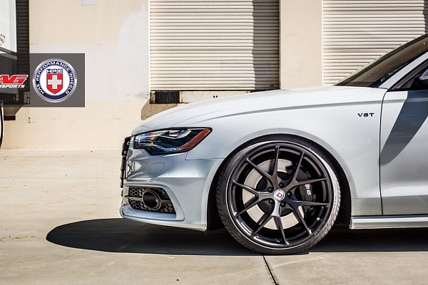 Фото дисков HRE P101 Черный сатин на Audi A/RS 6 (C7)