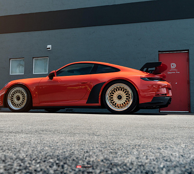 Фото дисков HRE 501 на Porsche 911 VIII