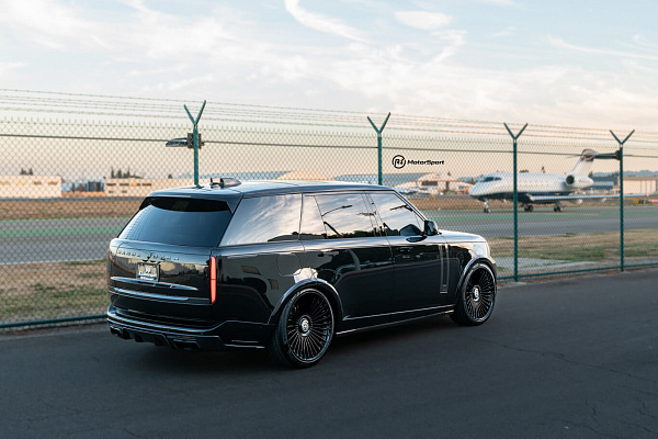 Фото дисков HRE L109M Черный глянец на Land Rover Range Rover V