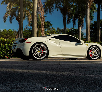 Фото дисков Anrky S1-X3 на Ferrari 488