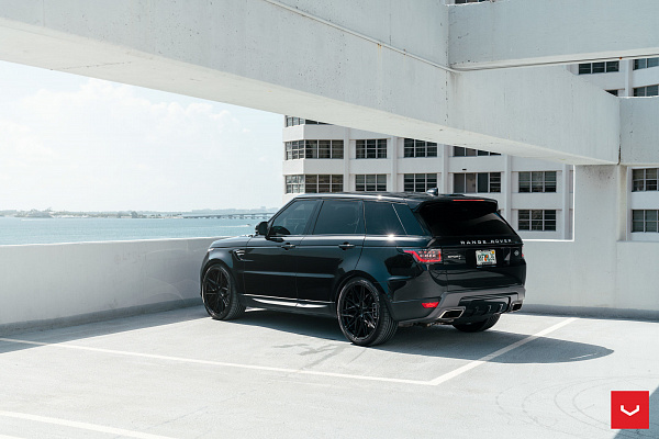 Фото дисков Vossen HF-7 Черный глянец на Range Rover Sport II