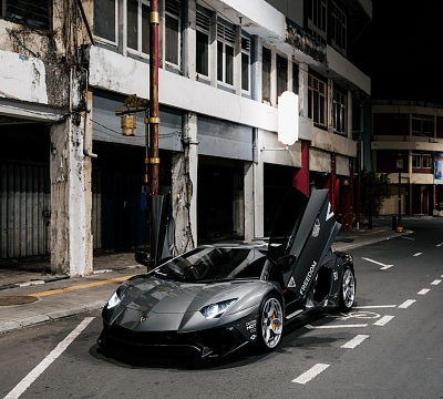 Фото дисков Brixton Forged NC01-R на Lamborghini Aventador