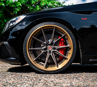 Фото дисков Vossen EVO-2R (3-Piece) на Mercedes-Benz S-Class (W222, C217)