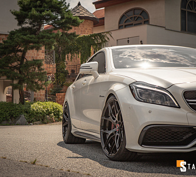 Фото дисков Vossen HF-5 на Mercedes-Benz CLS (C218)