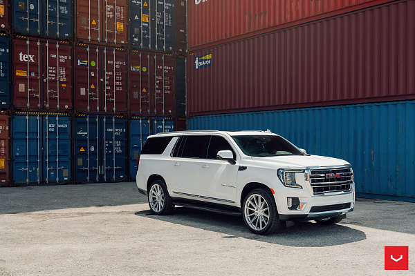 Фото дисков Vossen HF6-1 Серебро на GMC Yukon V