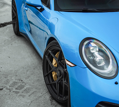 Фото дисков Brixton Forged PF7 на Porsche 911 VII