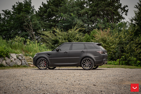 Фото дисков Vossen HF-2 Алмазная проточка на Range Rover Sport II