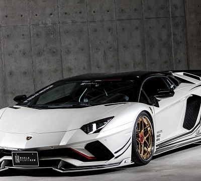 Фото дисков Savini SV76 на Lamborghini Aventador