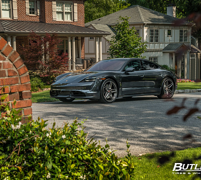 Фото дисков Vossen EVO-1 на Porsche Taycan I