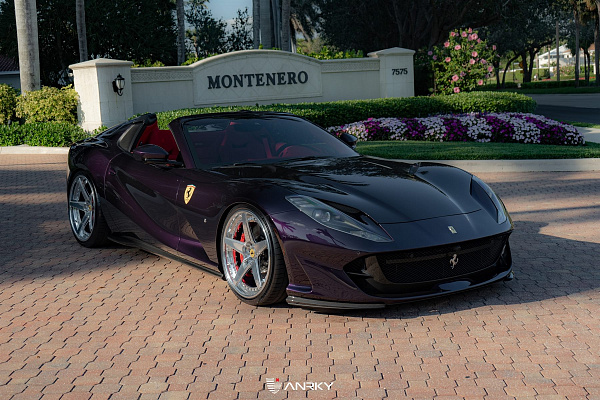 Фото дисков Anrky RS5.3 Полированный лак на Ferrari 812