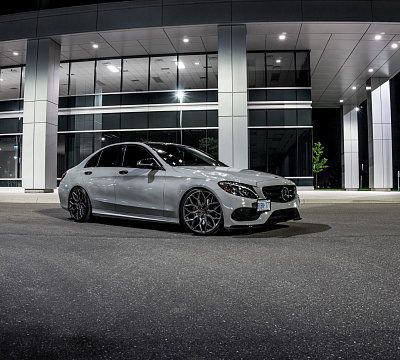 Фото дисков Vossen HF-2 на Mercedes-Benz C-Class (W205)