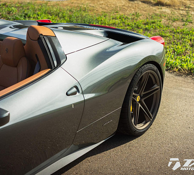 Фото дисков HRE P207 на Ferrari 458
