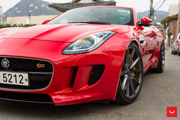 Фото дисков Vossen VFS-1 Глянцевый графит на Jaguar F-Type