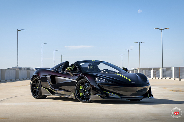 Фото дисков Vossen EVO-3 Черный глянец на McLaren 600