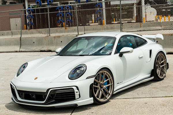 Фото дисков 1886 Wheels XR001 Сатиновая шампань на Porsche 911 VIII