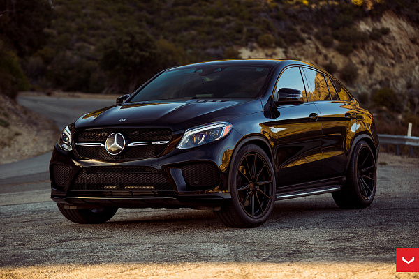 Фото дисков Vossen HF-3 Черный сатин на Mercedes-Benz GLE I