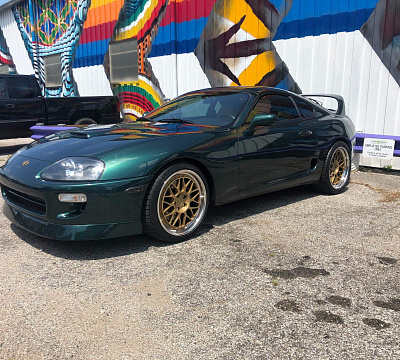 Фото дисков HRE 300 на Toyota Supra A80