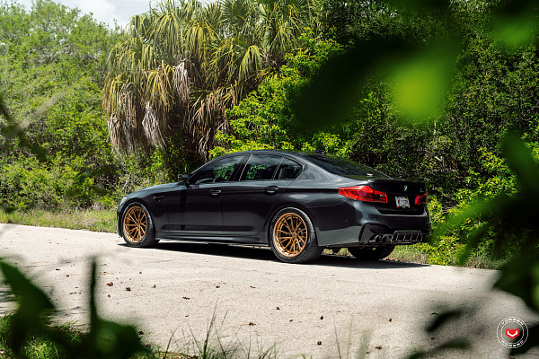 Фото дисков Vossen M-X4T (3-Piece) Глянцевая темная медь на BMW 5/M5 (G30/F90)
