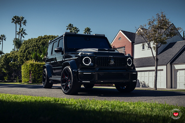 Фото дисков Vossen EVO-3 Черный глянец на Mercedes-Benz G-Class III