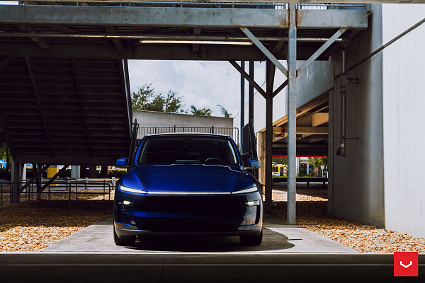 Фото дисков Vossen HFX-2 (5-Lug) Черный сатин на Tesla Model Y