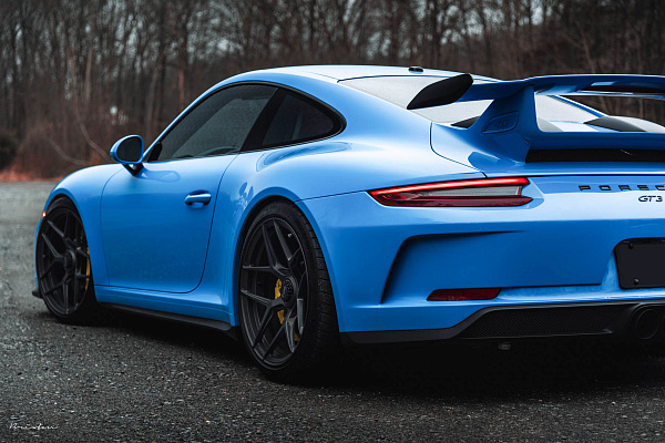 Фото дисков Brixton Forged PF7 Сатиновый темный лак на Porsche 911 VII
