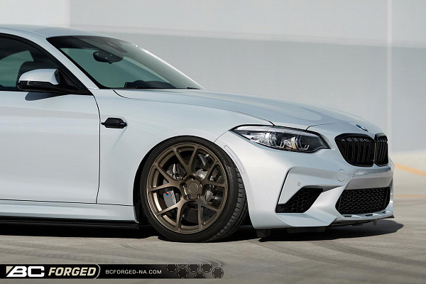 Фото дисков BC Forged RS41 Сатиновая бронза на BMW 2/M2 (F22/F87)