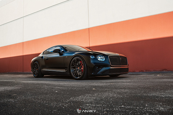 Фото дисков Anrky S1-X1 Черный глянец на Bentley Continental GT III