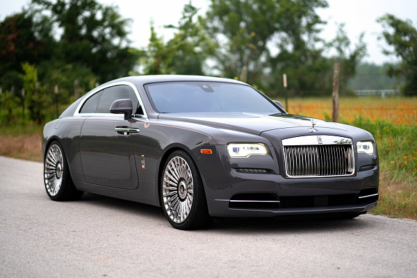 Фото дисков Brixton Forged LX07 Алмазная проточка на Rolls-Royce Wraith