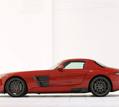 Фото дисков BRABUS Monoblock F (Platinum Edition) на Mercedes-Benz SLS AMG
