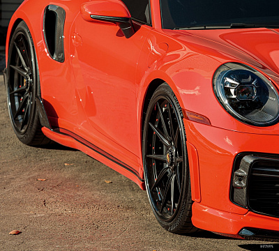 Фото дисков Strasse Wheels SV10 Deep Concave Duoblock на Porsche 911 VIII