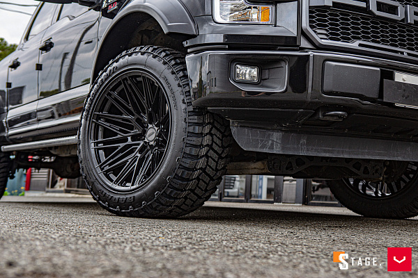 Фото дисков Vossen HF6-5 Черный глянец на Ford F-150 XIII