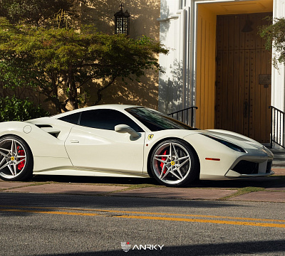 Фото дисков Anrky S1-X3 на Ferrari 488