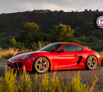Фото дисков HRE 527 на Porsche Cayman II